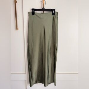 Olive Green Women's Maxi Skirt